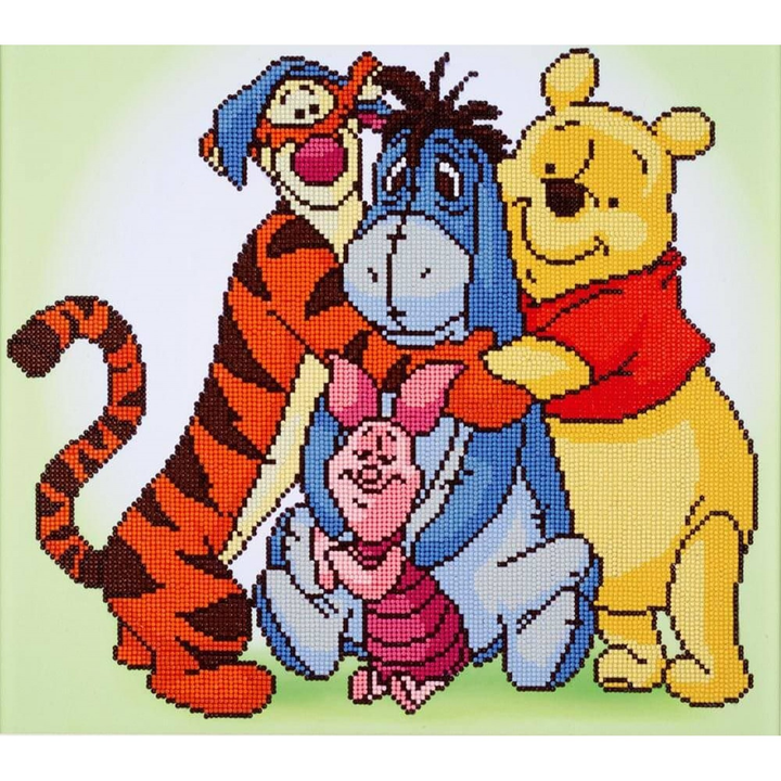 Diamond Dotz Pooh & Friends - 18.5 x 16.5 in