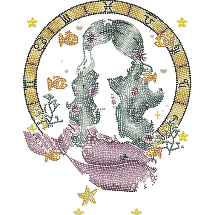 Diamond Dotz Pisces - 15.75 x 11.81 in
