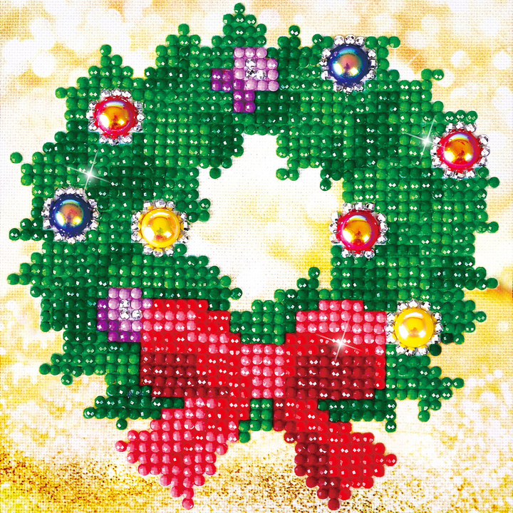 Diamond Dotz Christmas Wreath - 5.3 x 5.3 in