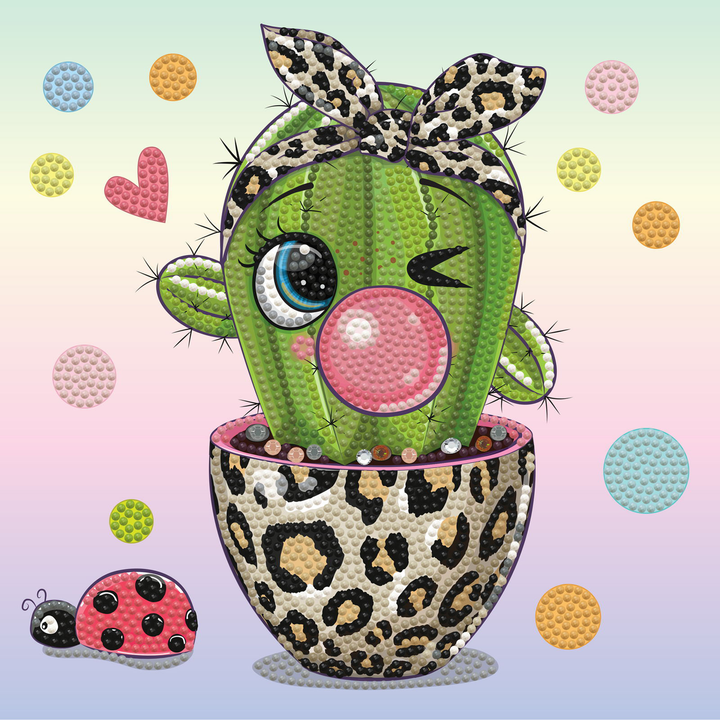Diamond Dotz Cat Walk Cactus - 9.1 x 9.1 in