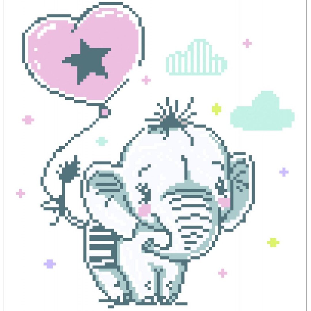 Diamond Dotz Sweet Trunks - 11.8 x 11.8 in