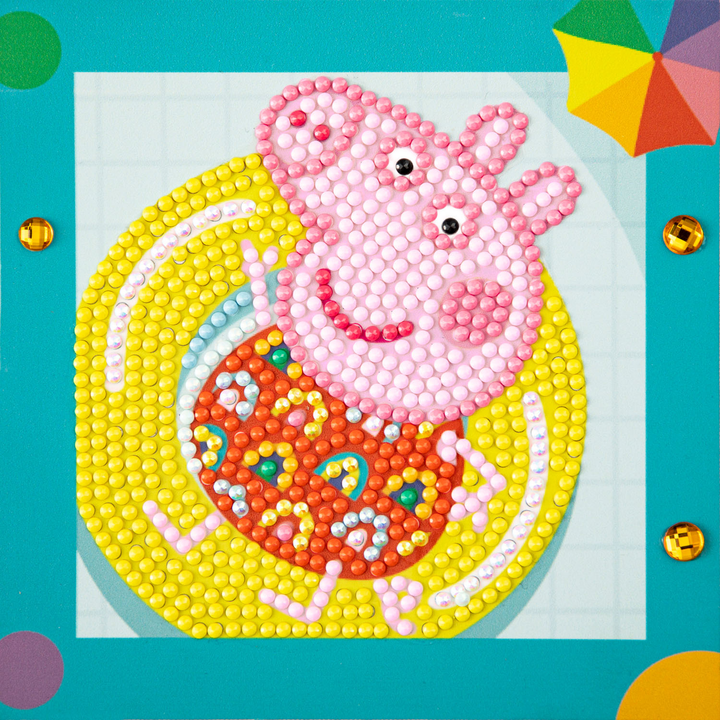 Diamond Dotz Always Chillin' Peppa Pig Cameo - 5.1 x 5.1 in