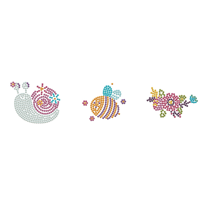 Diamond Dotz DOTZIES 3 STICKERS Multi Pack - Garden Friends