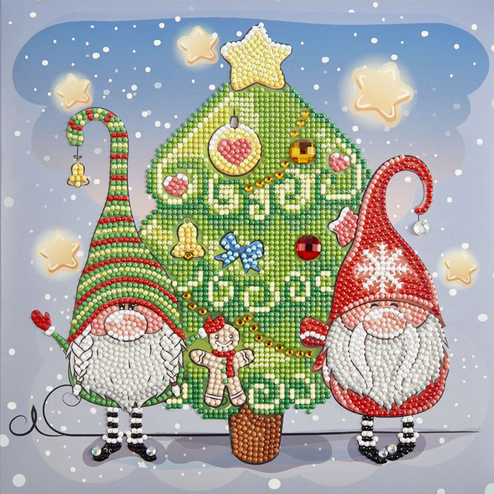 Diamond Dotz Christmas Elves - 11 x 11 in