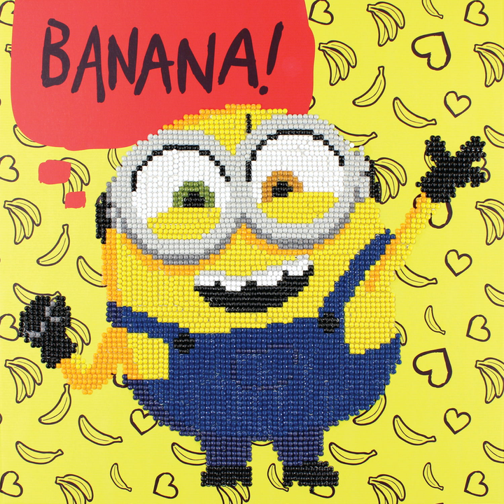 Diamond Dotz Minion Banana! - 11 x 11 in