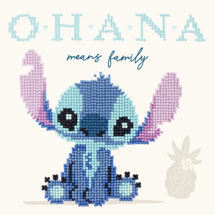 Diamond Dotz Lilo & Stitch - Ohana - 8.7 x 8.7 in