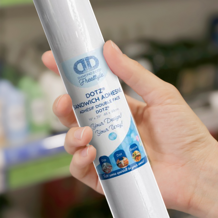 Diamond Dotz Sandwich Adhesive Roll 48 x 99cm (19 x 39 in)