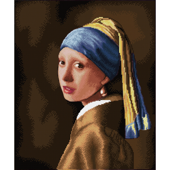Diamond Dotz  Masterclass Girl with the Pearl Earring - 19.3" x 23.2"