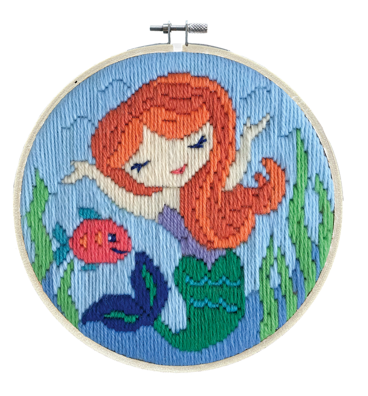 Diamond Dotz Long Stitch Cross Stitch Mermaid Song - 6 in