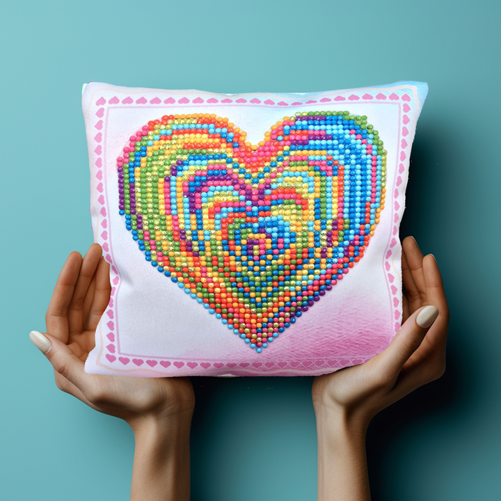 Diamond Dotz Love Rest Mini Pillow - 7.1 x 7.1 in