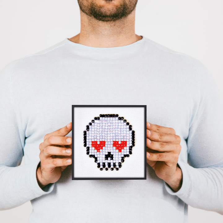Diamond Dotz Sugar Skull - 12 x 12 in