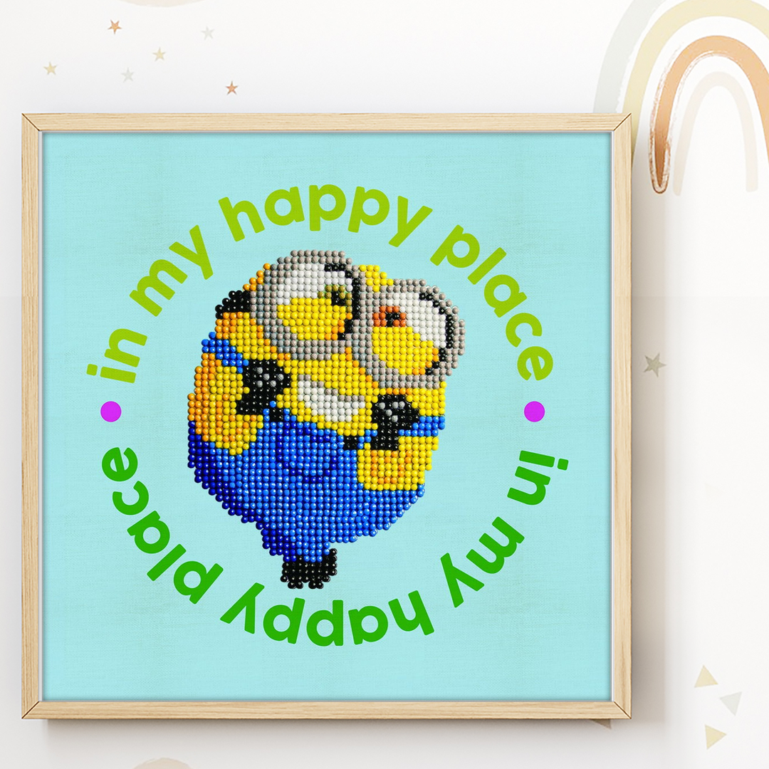 Diamond Dotz Happy Minion - 8.7 x 8.7 in