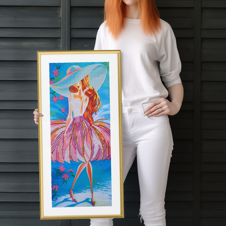 Diamond Dotz A Stroll in the Sun - 12.6 x 29.5 in