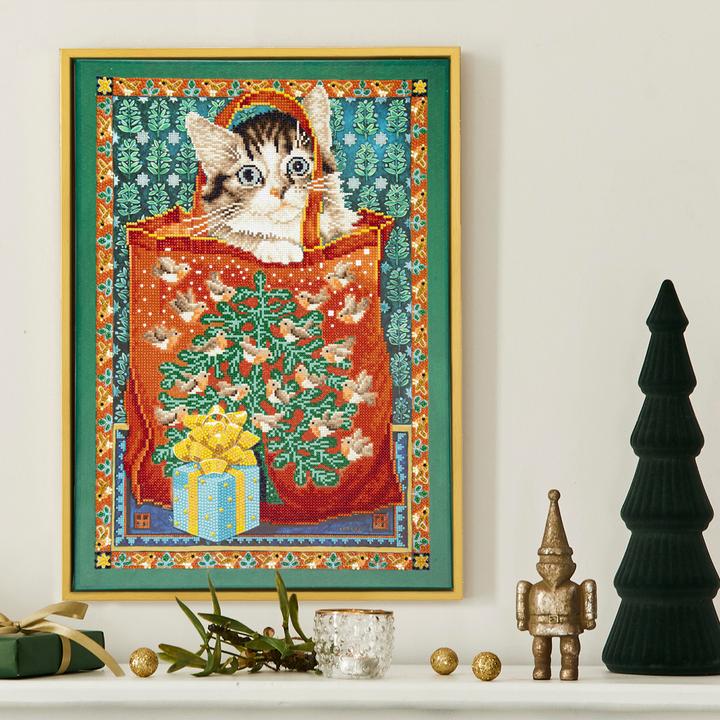 Diamond Dotz Manuel in the Christmas Robin Bag - Masterclass - 14.6 x 20.5 in