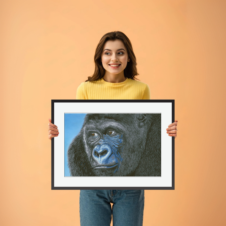 Diamond Dotz Kibali Western Lowland Gorilla - 39.4 x 25.6 in