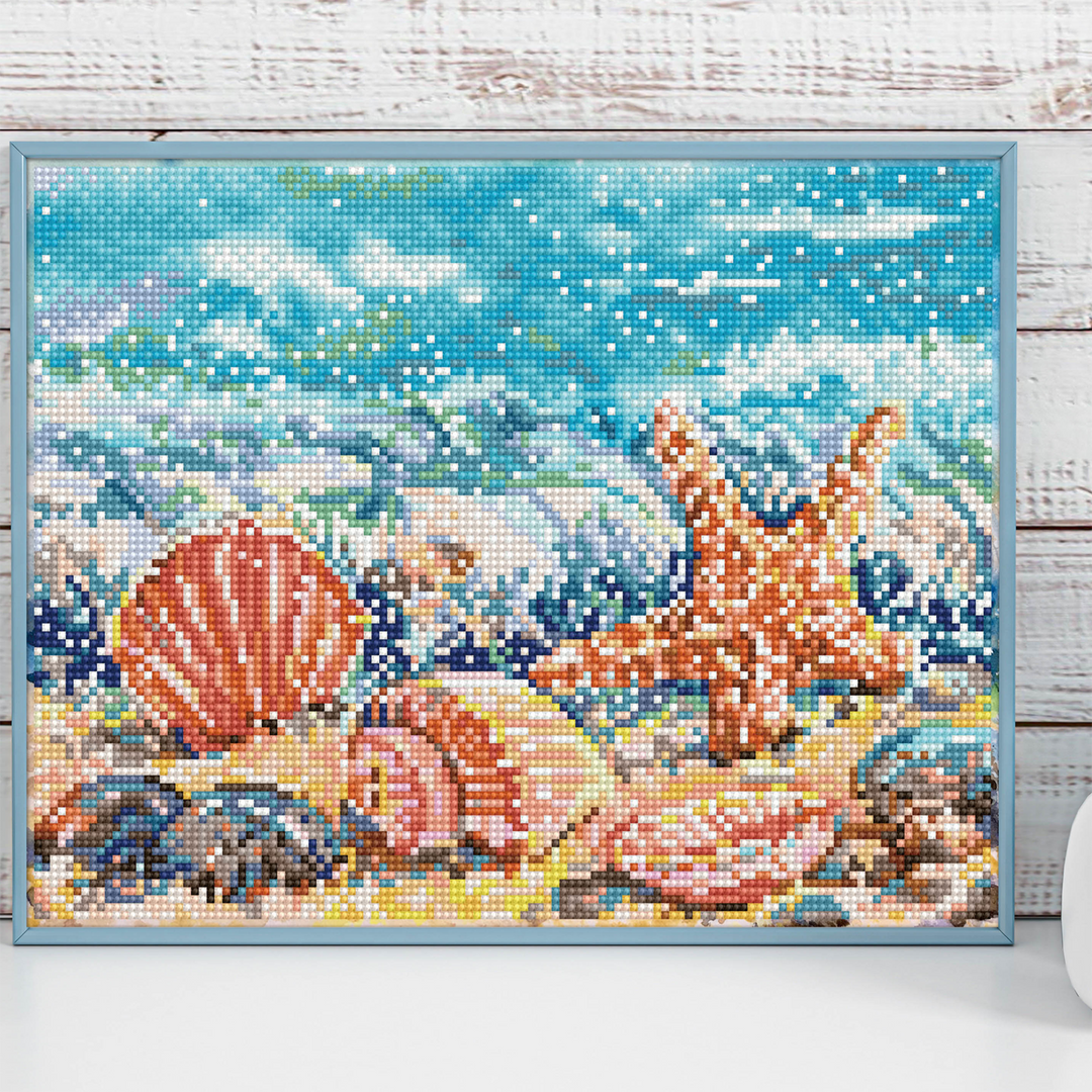 Summertime Beach | Diamond Painting Kits Ocean | Diamond Dotz Summertime Beach | Diamond Painting Kits Ocean | Diamond Dotz