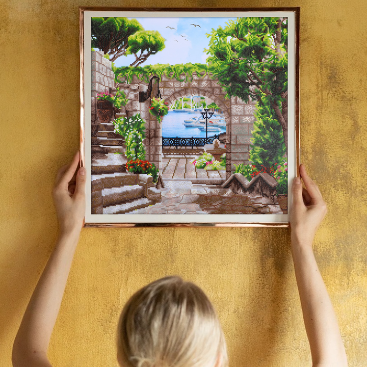 Diamond Dotz Mediterranean Stroll - 20.28 x 20.28 in