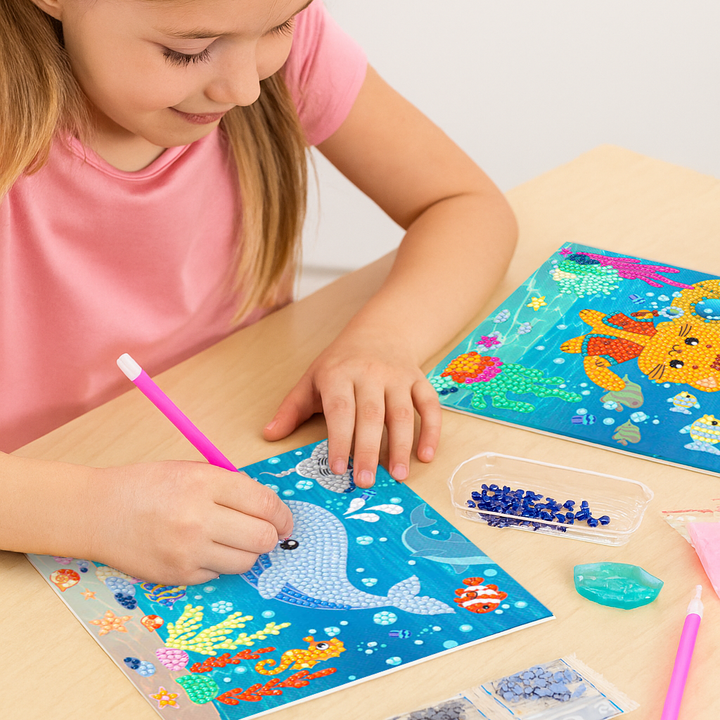 Diamond Dotz DOTZIES Under the Sea Diamond Painting - 5.9" x 5.9"