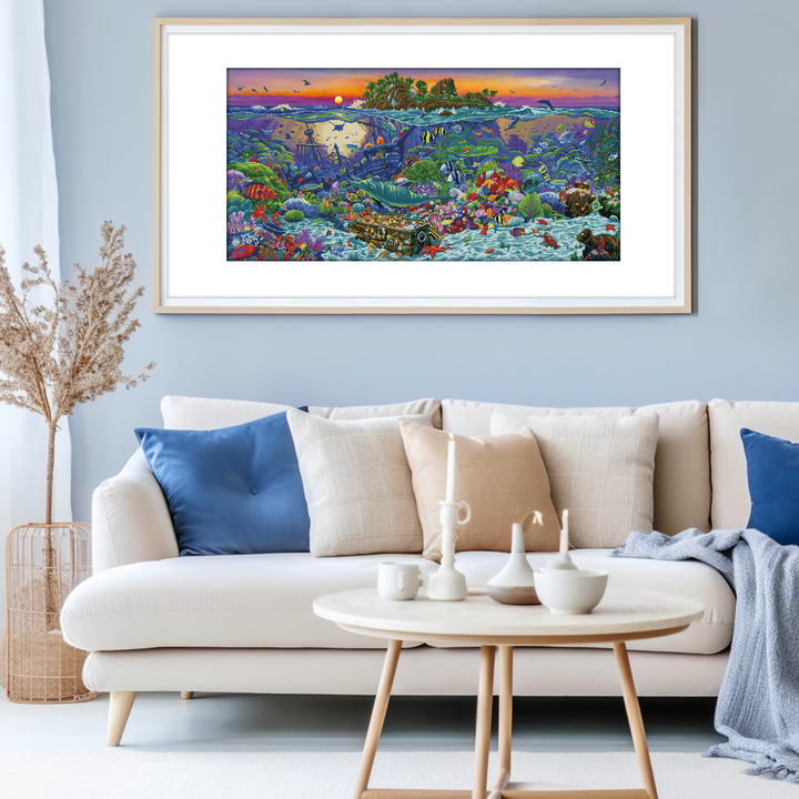Diamond Dotz Coral Reef Island - 51 x 25 in
