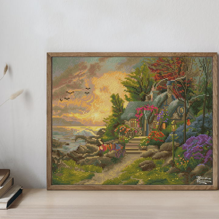 Diamond Dotz Thomas Kinkade Seaside Hideaway - 16 x 20 in