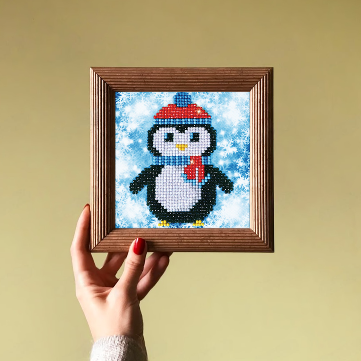 Diamond Dotz Christmas Penguin - 5.3 x 5.3 in