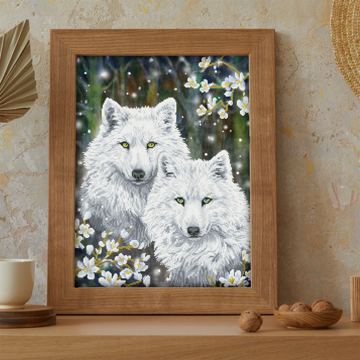 Diamond Dotz Winter Wolves - 25 x 20 in