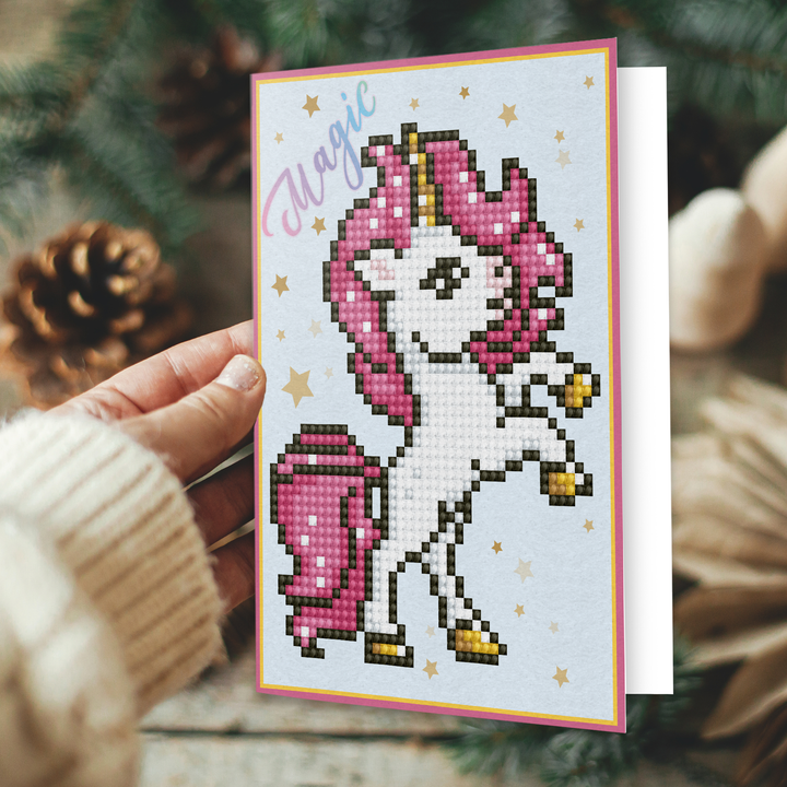 Diamond Dotz Magic - Diamond Painting Greeting Card