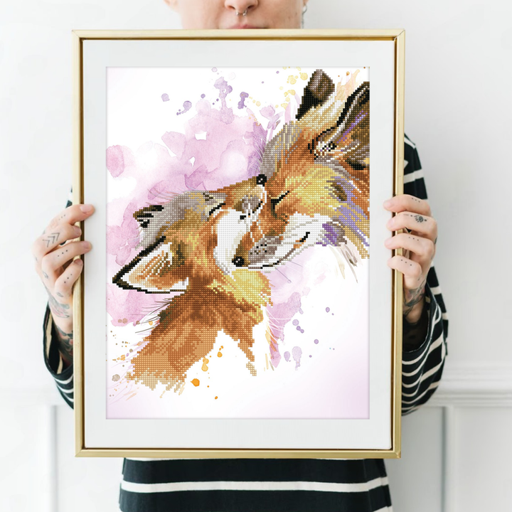 Diamond Dotz Fox Bliss - 19.7 x 16.5 in