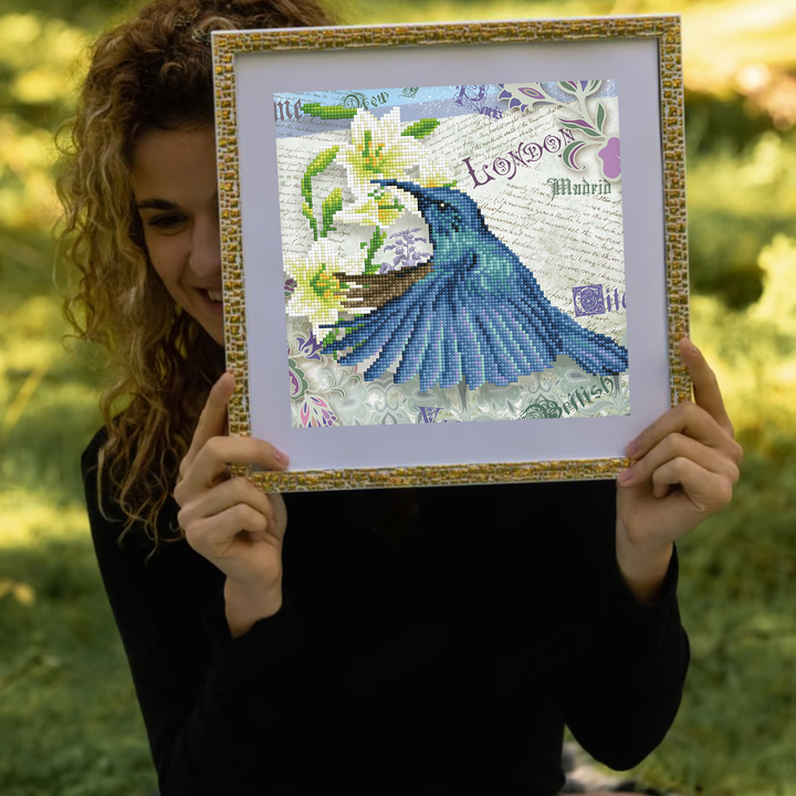 Diamond Dotz Hummingbird Travels - 12 x 12 in