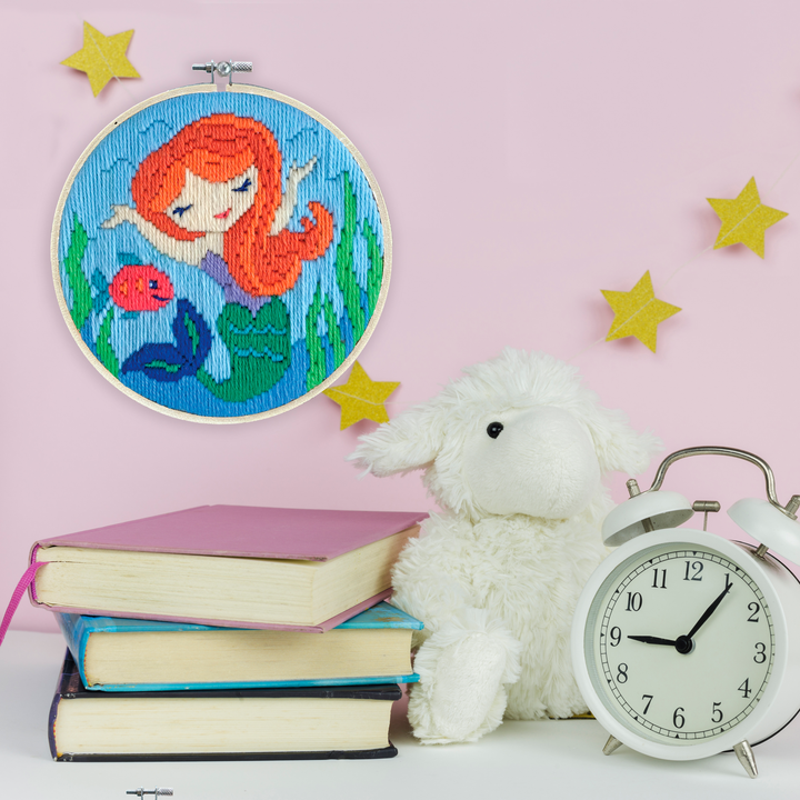 Diamond Dotz Long Stitch Cross Stitch Mermaid Song - 6 in