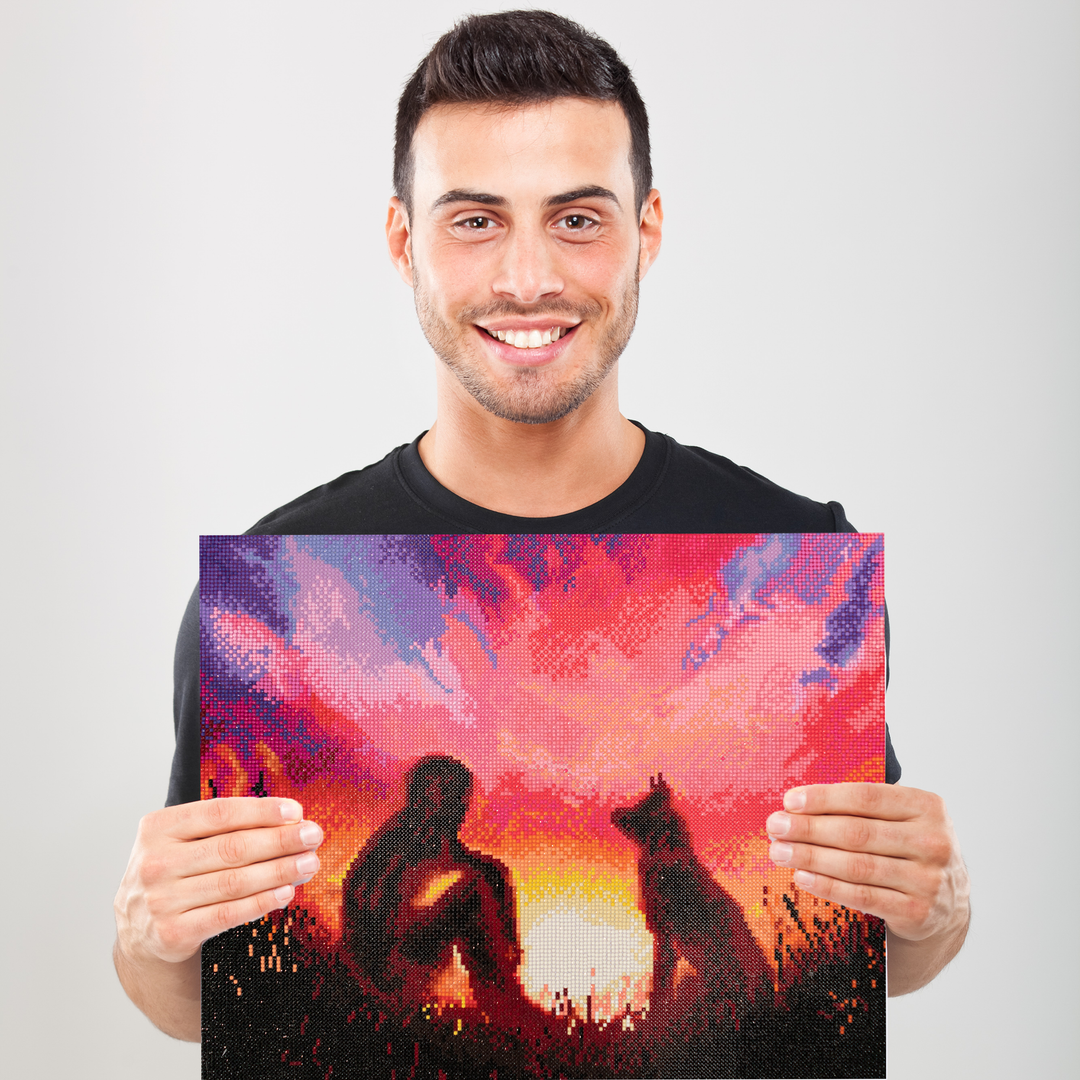 Diamond Dotz Best Friends - 20 x 16 in