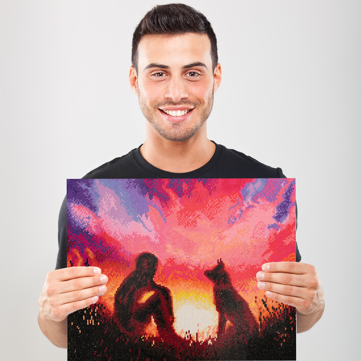 Diamond Dotz Best Friends - 20 x 16 in