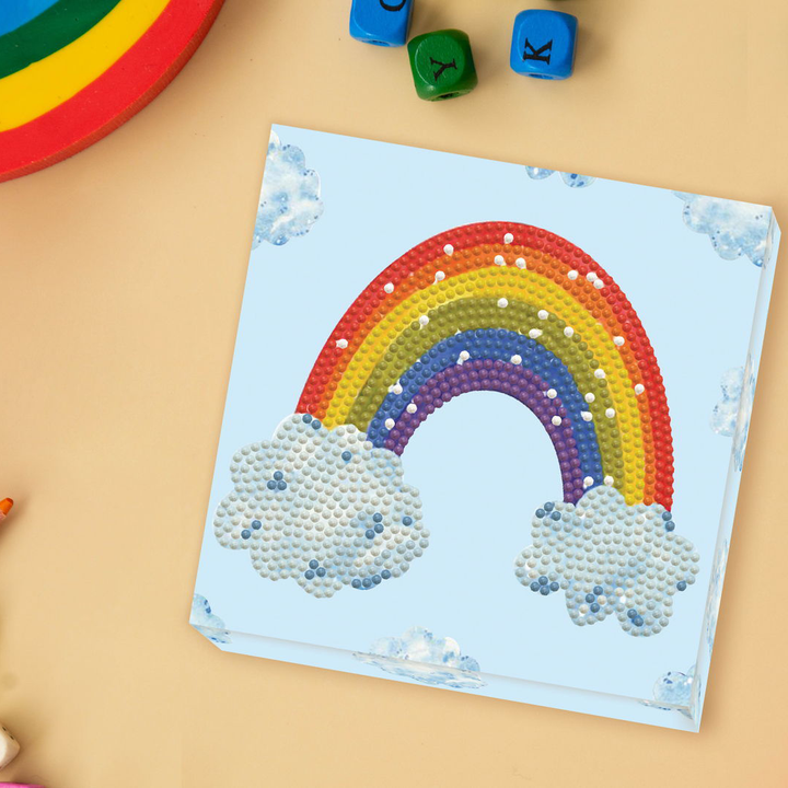 Diamond Dotz Rainbow Smile - 5.91 x 5.91 in