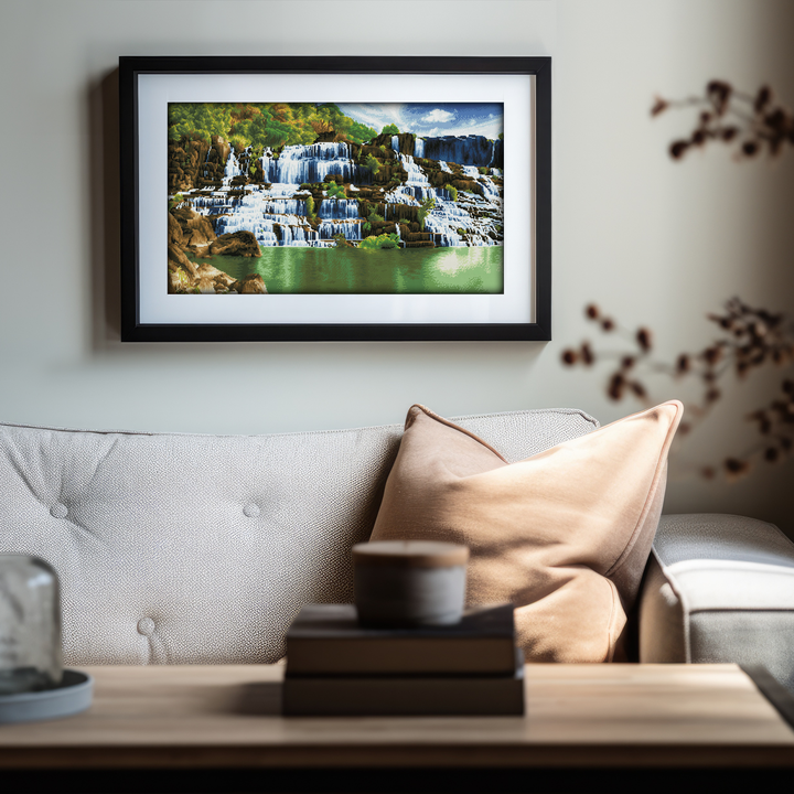 Diamond Dotz Pongour Waterfall - 39 x 22 in