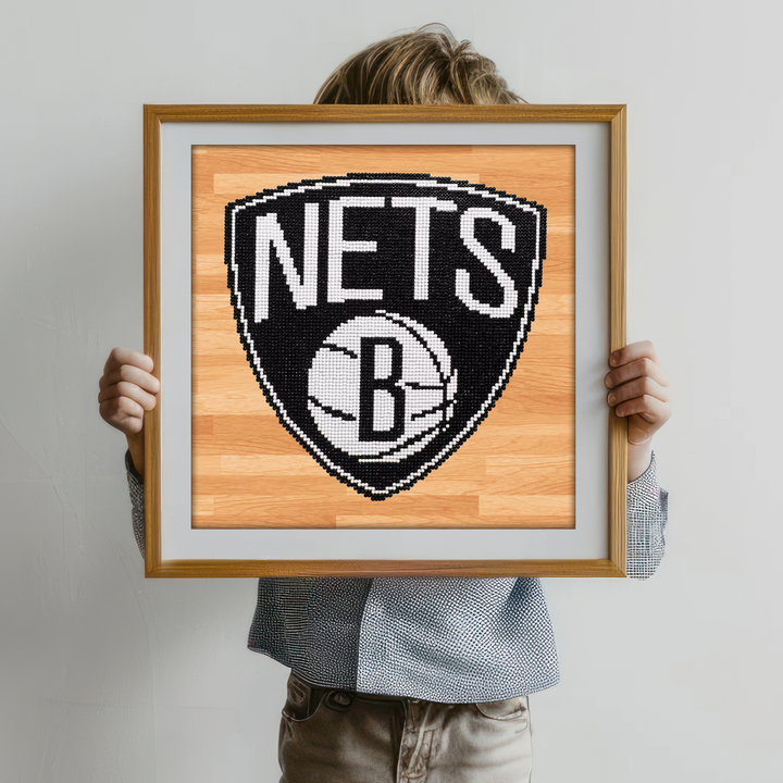 Diamond Dotz NBA Brooklyn Nets - 12.6 x 12.6 in