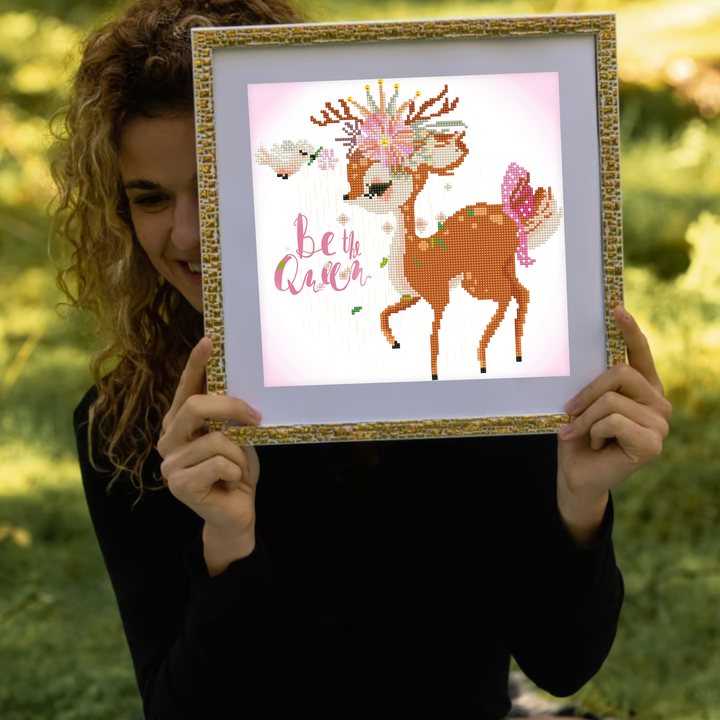 Diamond Dotz Be The Queen - 13.8 x 13.8 in