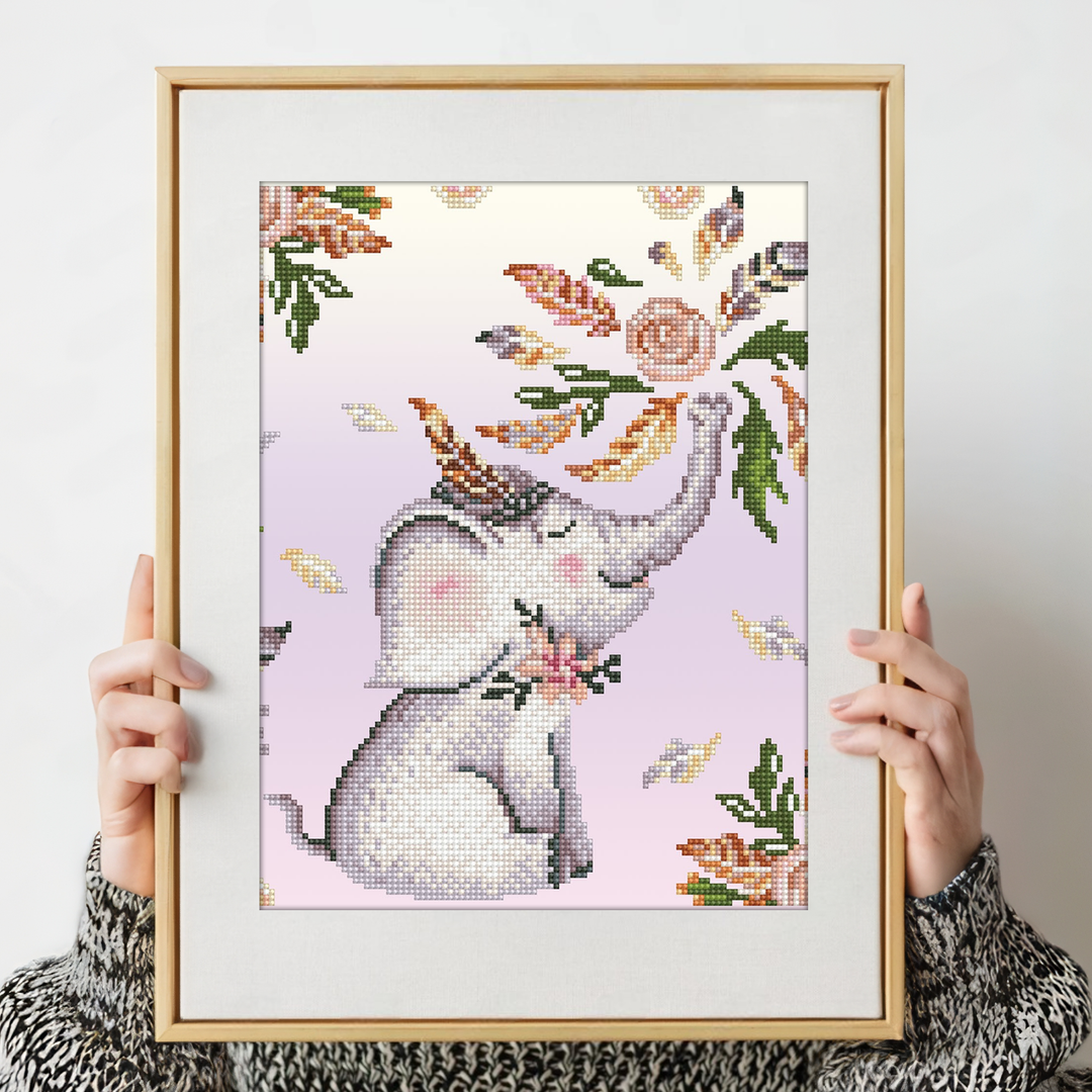Diamond Dotz Flower Shower - 12.6 x 12.6 in