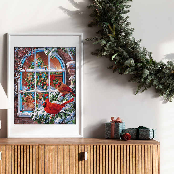 Diamond Dotz Christmas Window - 16.14 x 20.08 in