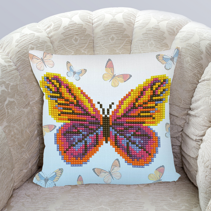 Diamond Dotz Butta Flutta Mini Pillow - 7.1 x 7.1 in