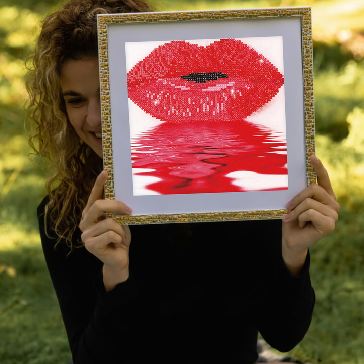 Diamond Dotz Hot Lips - 11.8 x 11.8 in