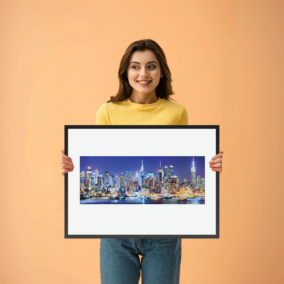 Diamond Dotz City Lights - 11.42 x 29.53 in