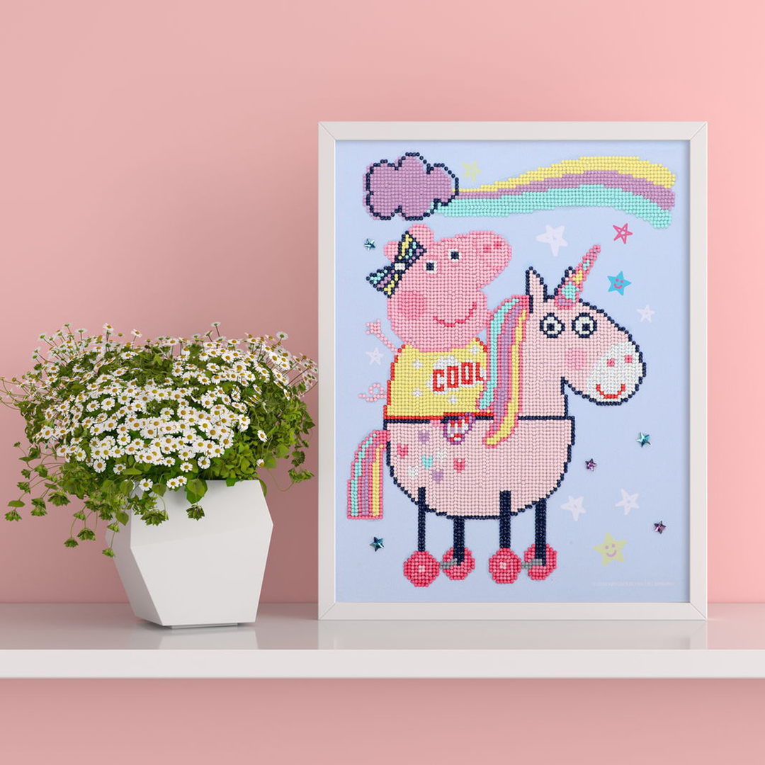 Diamond Dotz Peppa's Magical Unicorn Peppa Pig - 10.6 x 13.8 in