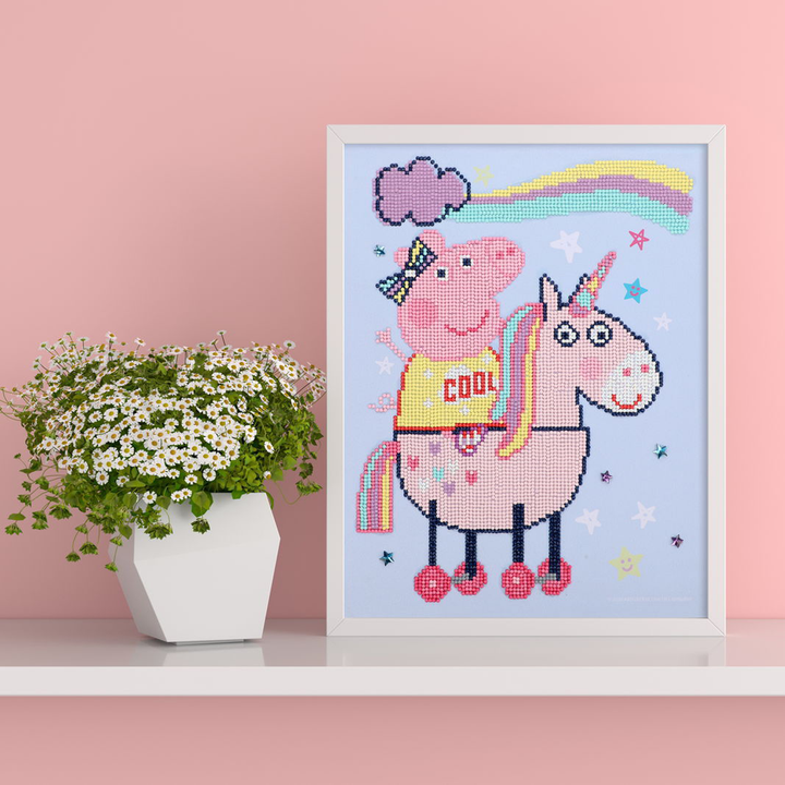 Diamond Dotz Peppa's Magical Unicorn Peppa Pig - 10.6 x 13.8 in