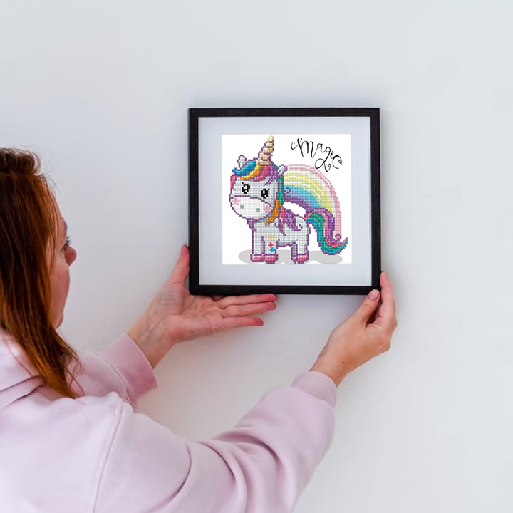 Diamond Dotz Magic Rainbow - 9 x 9 in