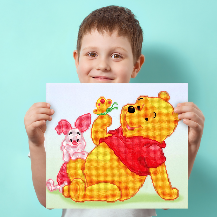 Diamond Dotz Pooh with Piglet - 14 x 12.5 in