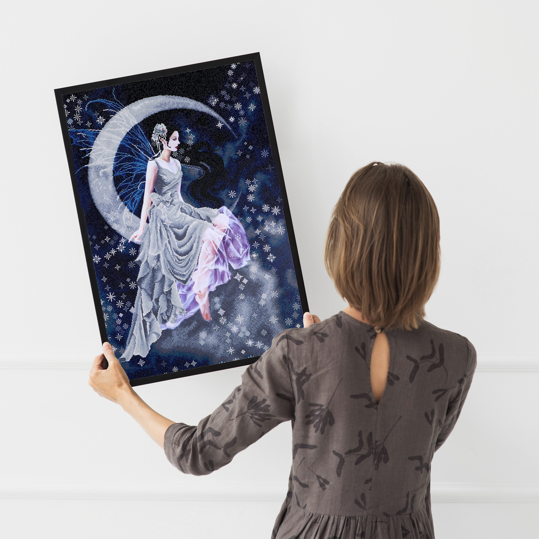 Diamond Dotz Frost Moon - 26.38 x 39.37 in