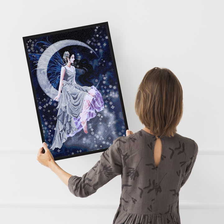 Diamond Dotz Frost Moon - 26.38 x 39.37 in