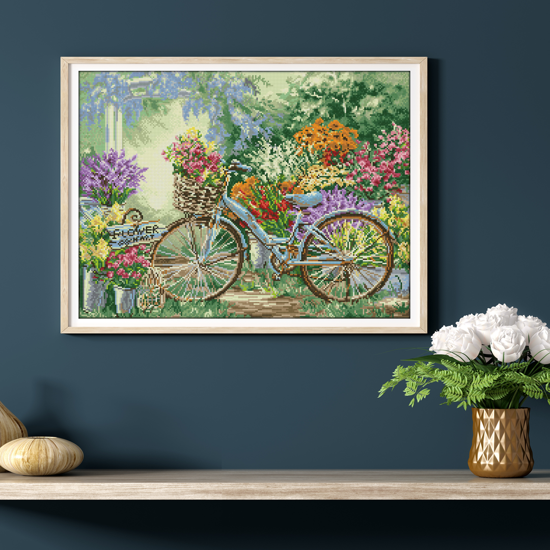 Diamond Dotz The Flower Mart - 19.69 x 26.38 in