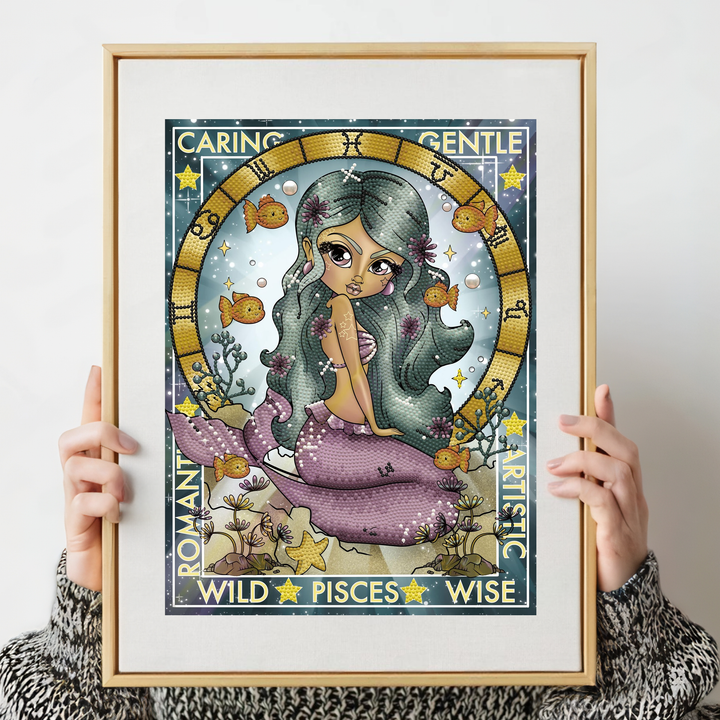 Diamond Dotz Pisces - 15.75 x 11.81 in