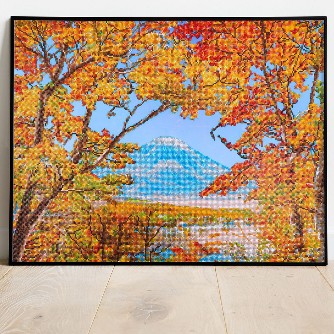 Diamond Dotz Autumn Mountain - 28.35 x 22.05 in
